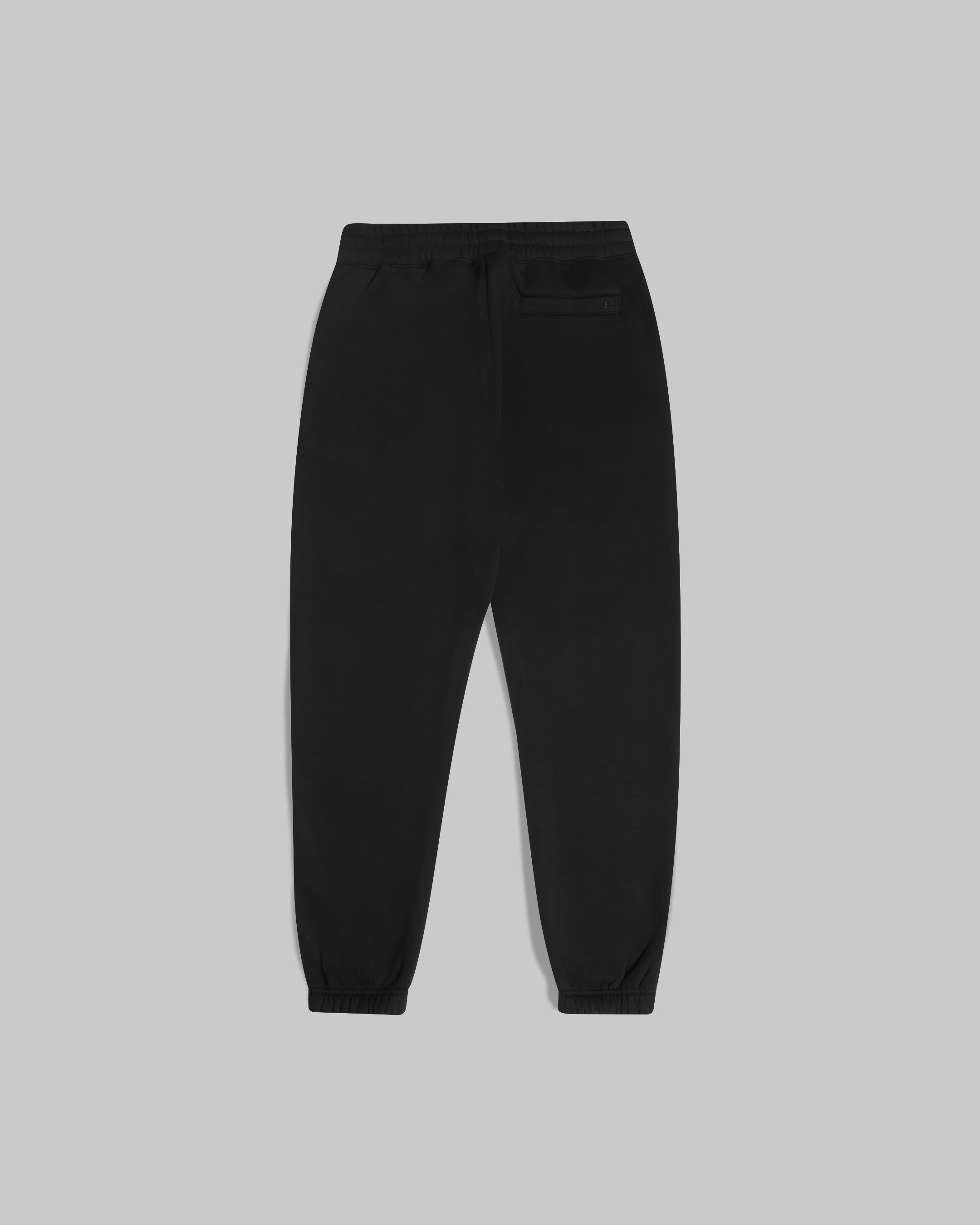 ESTABLISHED STUDIO LOGO CUFFED JOGGER BLACK