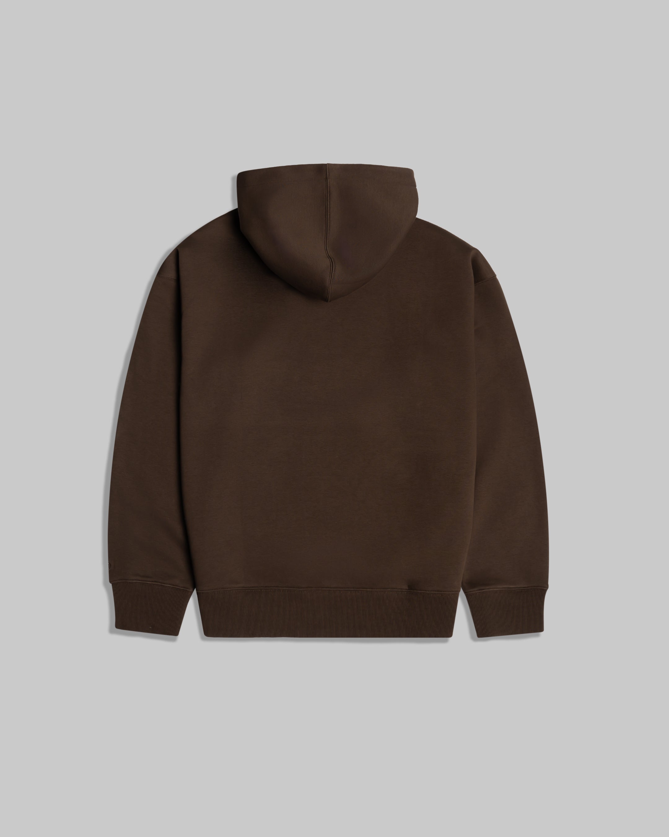 ESTABLISHED STUDIO LOGO HOODIE BROWN