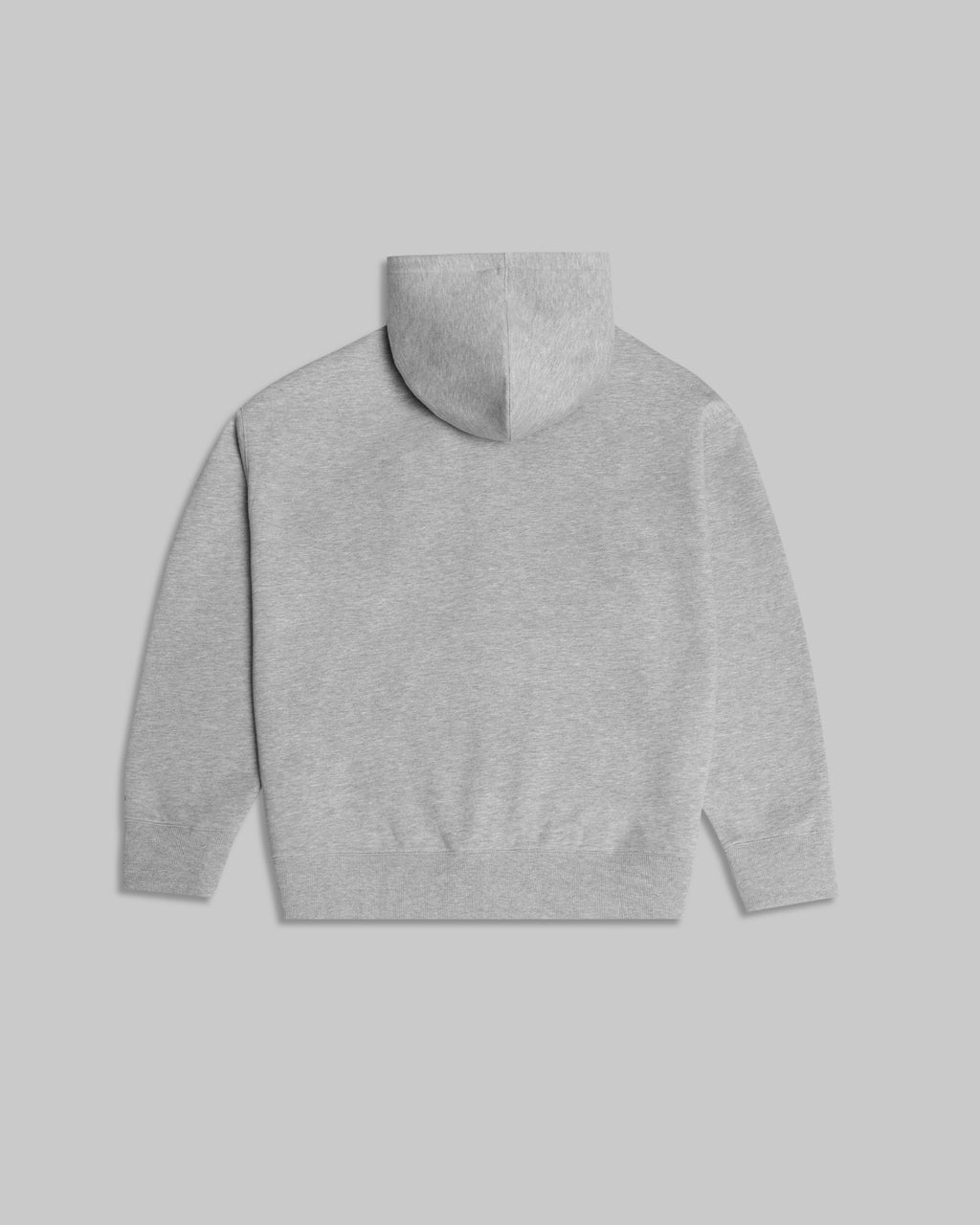 ESTABLISHED STUDIO LOGO ZIP HOODIE GREY MARL