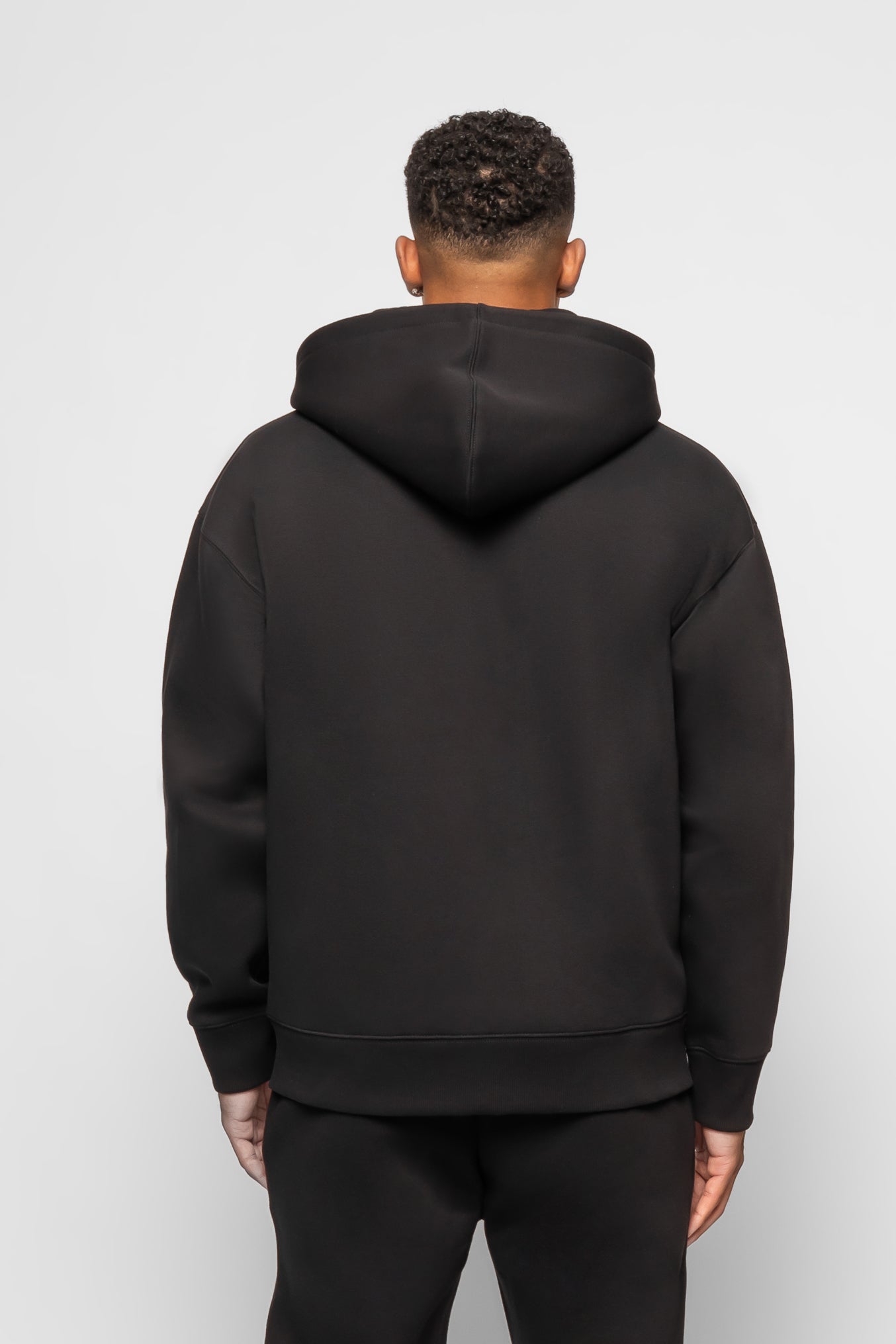 ESTABLISHED STUDIO LOGO HOODIE BLACK