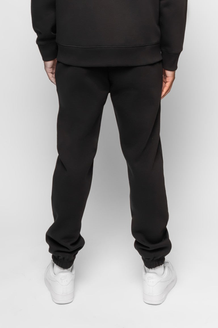 ESTABLISHED STUDIO LOGO CUFFED JOGGER BLACK