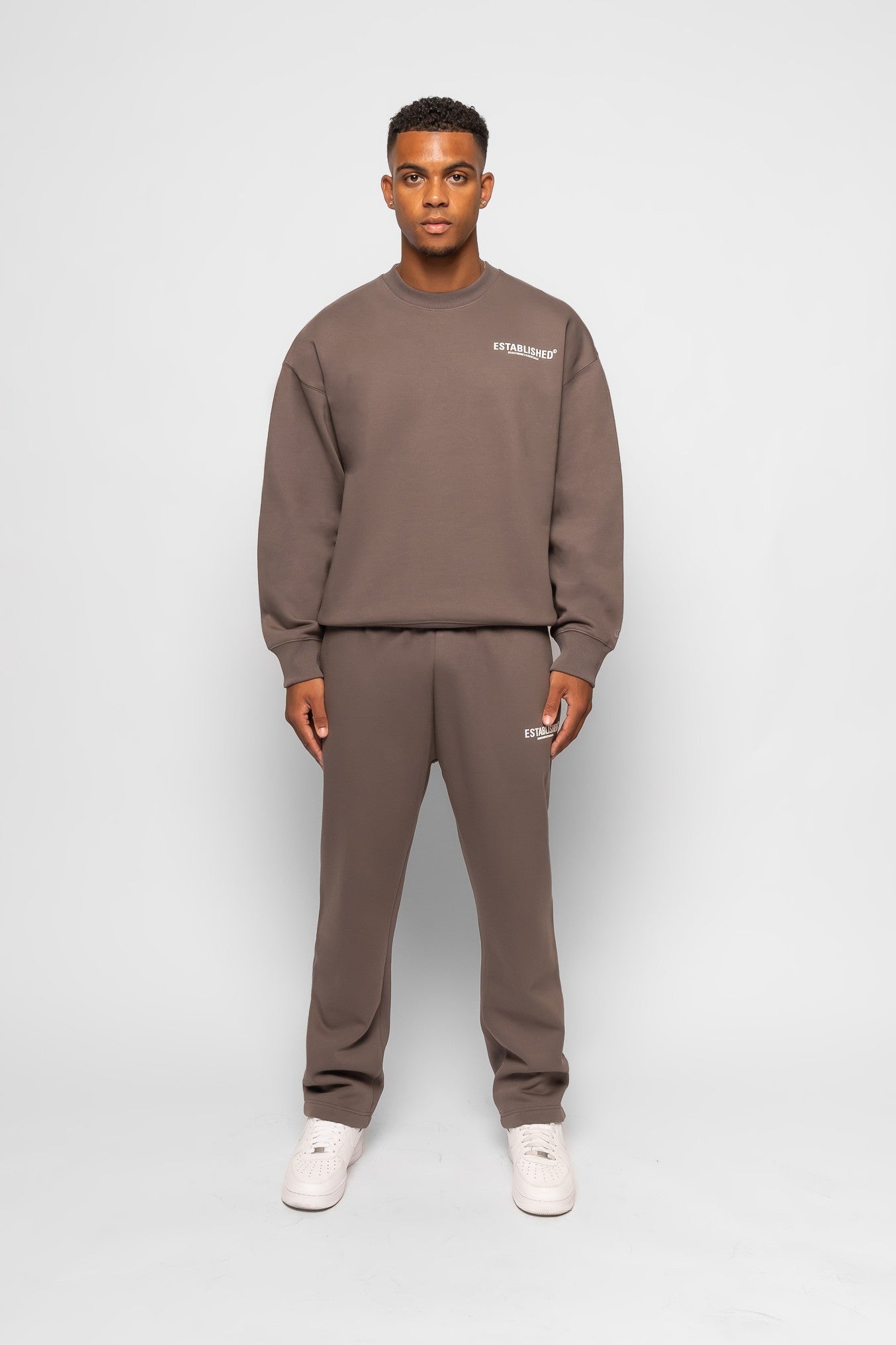 ESTABLISHED STUDIO LOGO SWEATSHIRT GREY
