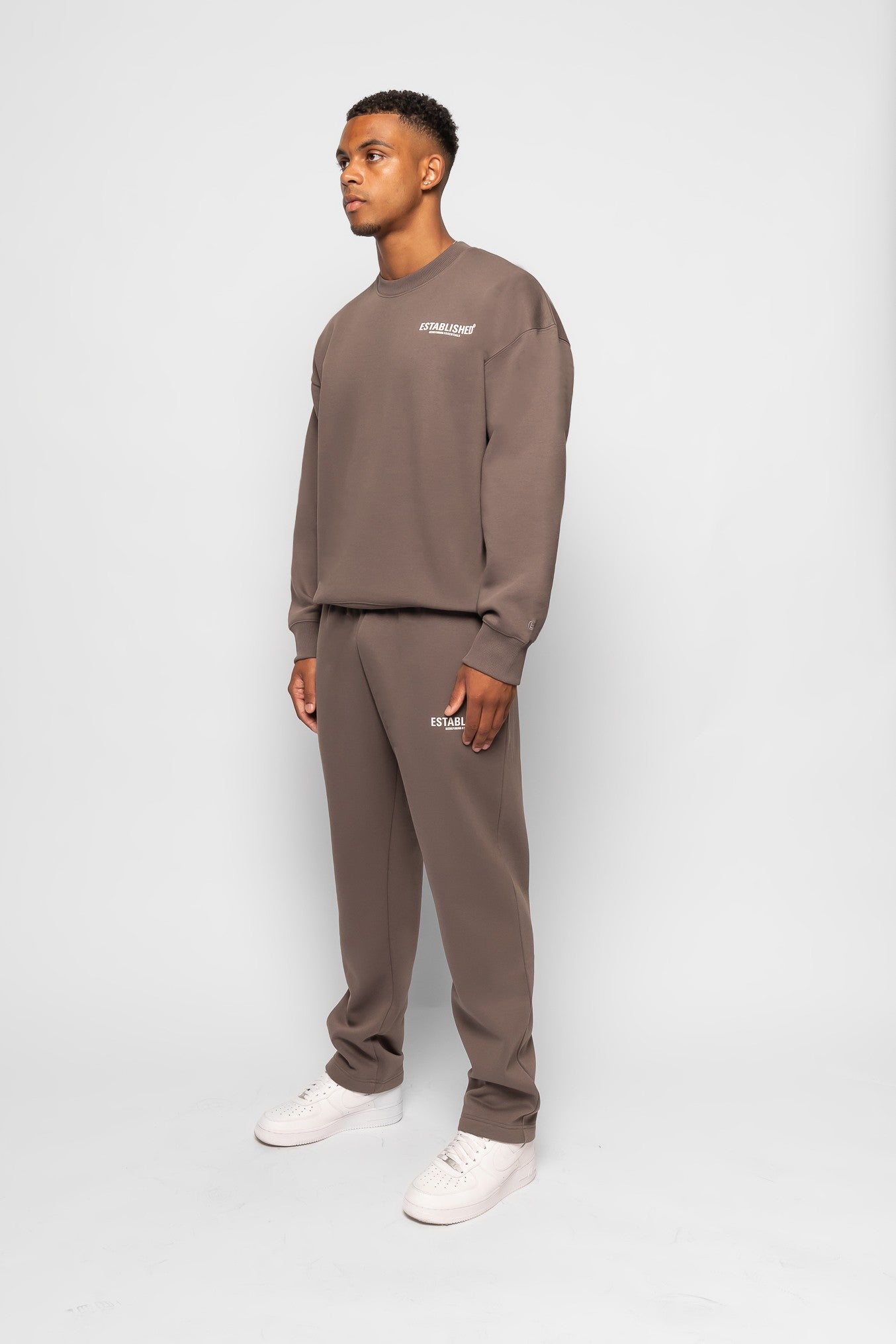 ESTABLISHED STUDIO LOGO SWEATSHIRT GREY