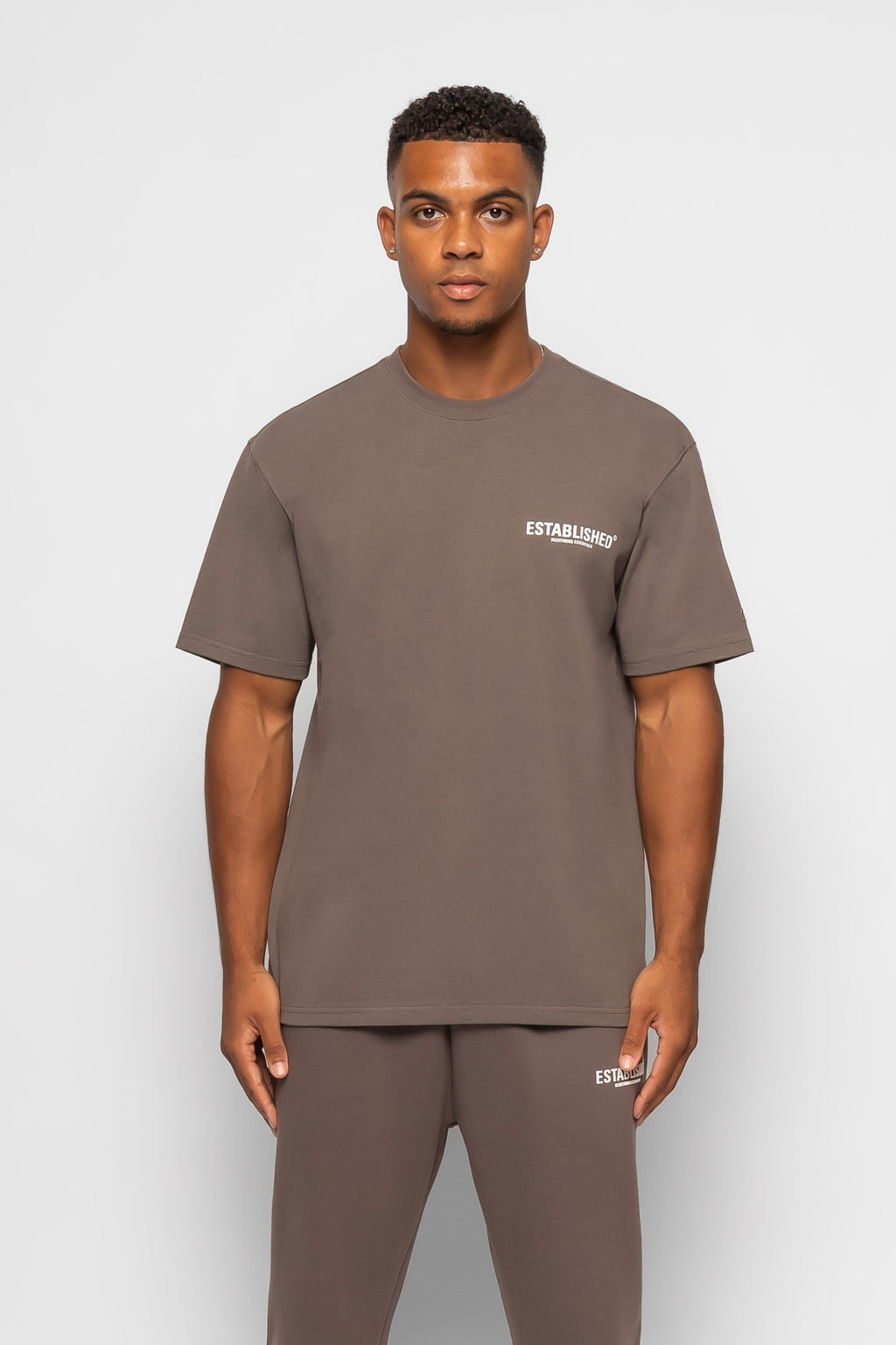 ESTABLISHED STUDIO LOGO T-SHIRT GREY