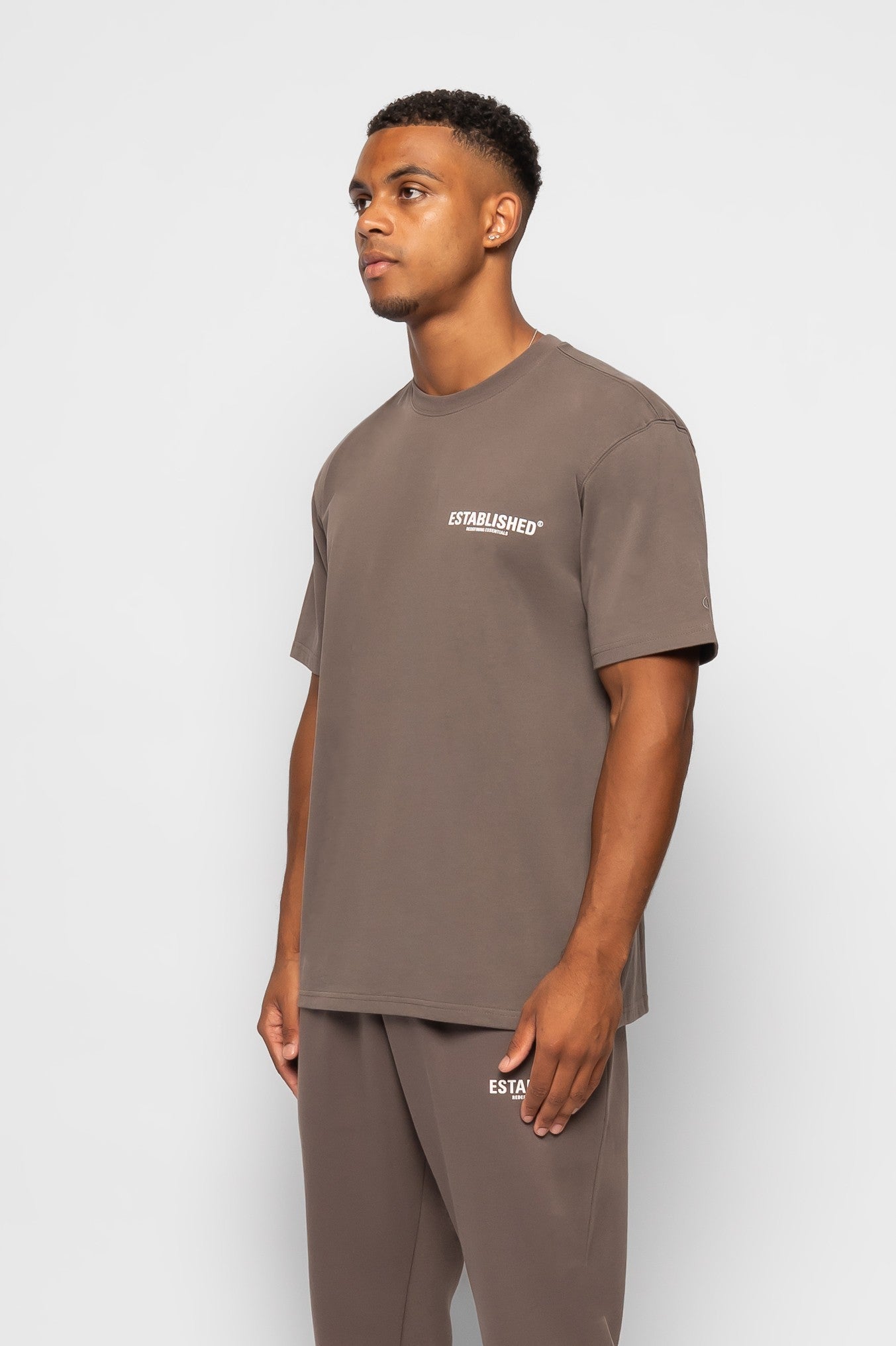 ESTABLISHED STUDIO LOGO T-SHIRT GREY