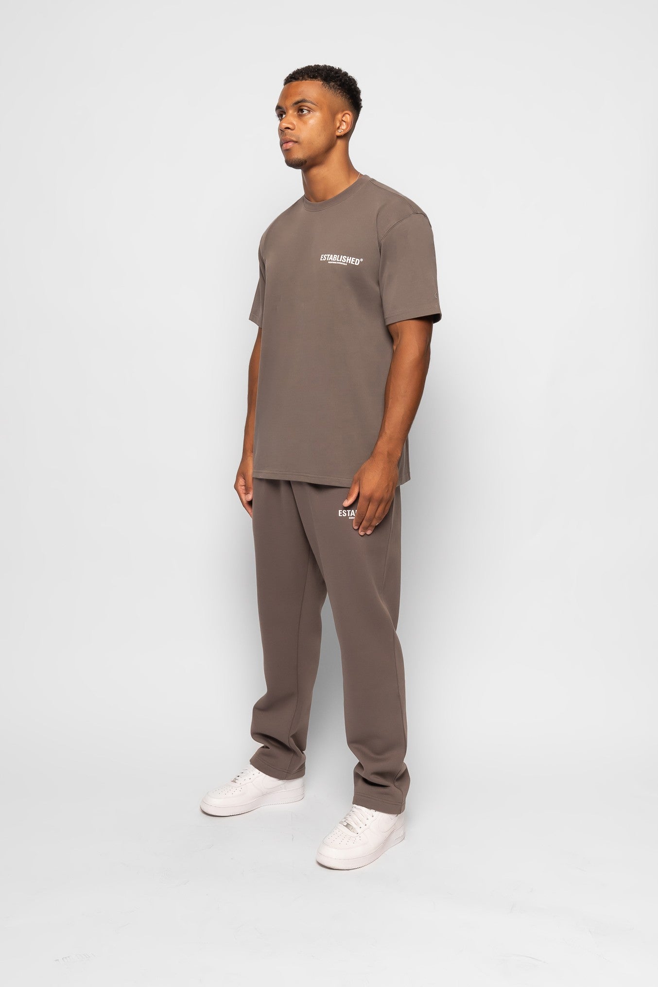 ESTABLISHED STUDIO LOGO T-SHIRT GREY