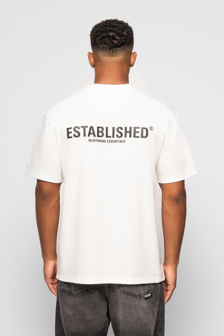 ESTABLISHED STUDIO LOGO T-SHIRT SNOW WHITE