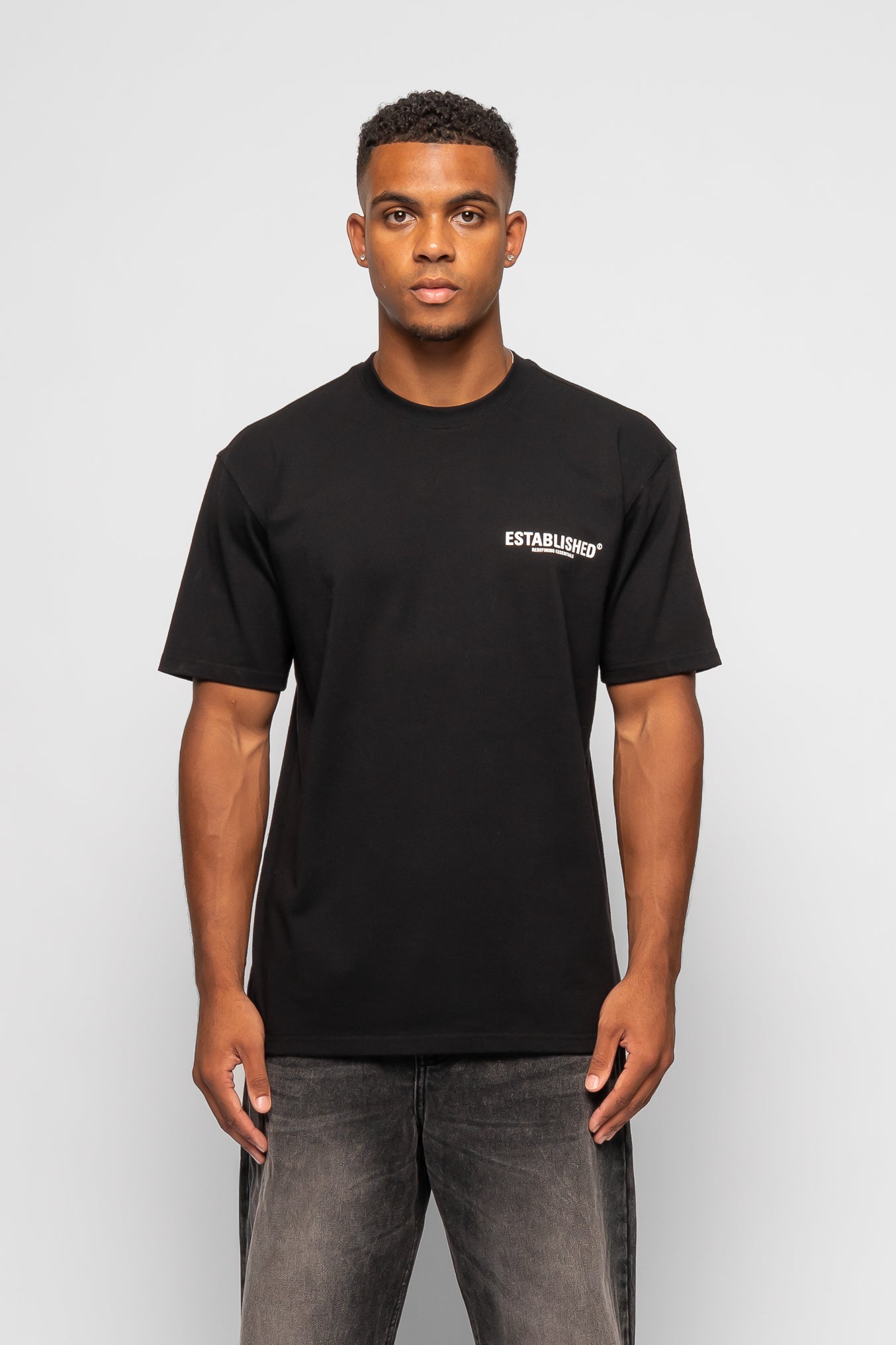 ESTABLISHED STUDIO LOGO T-SHIRT BLACK