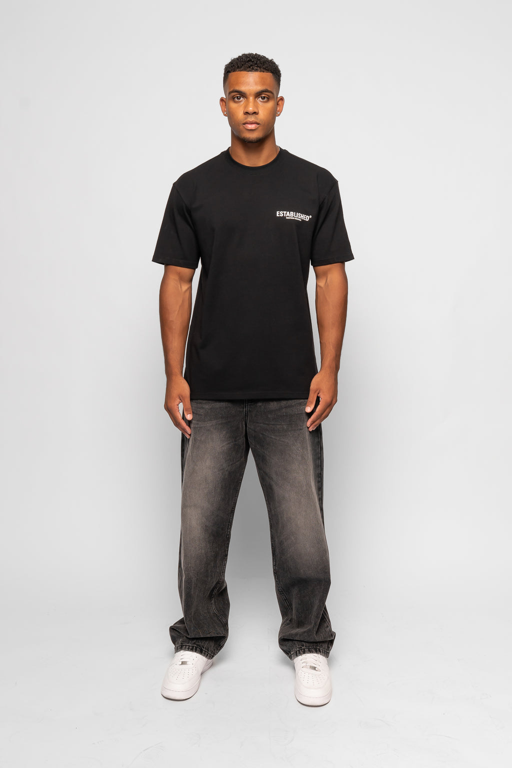ESTABLISHED STUDIO LOGO T-SHIRT BLACK