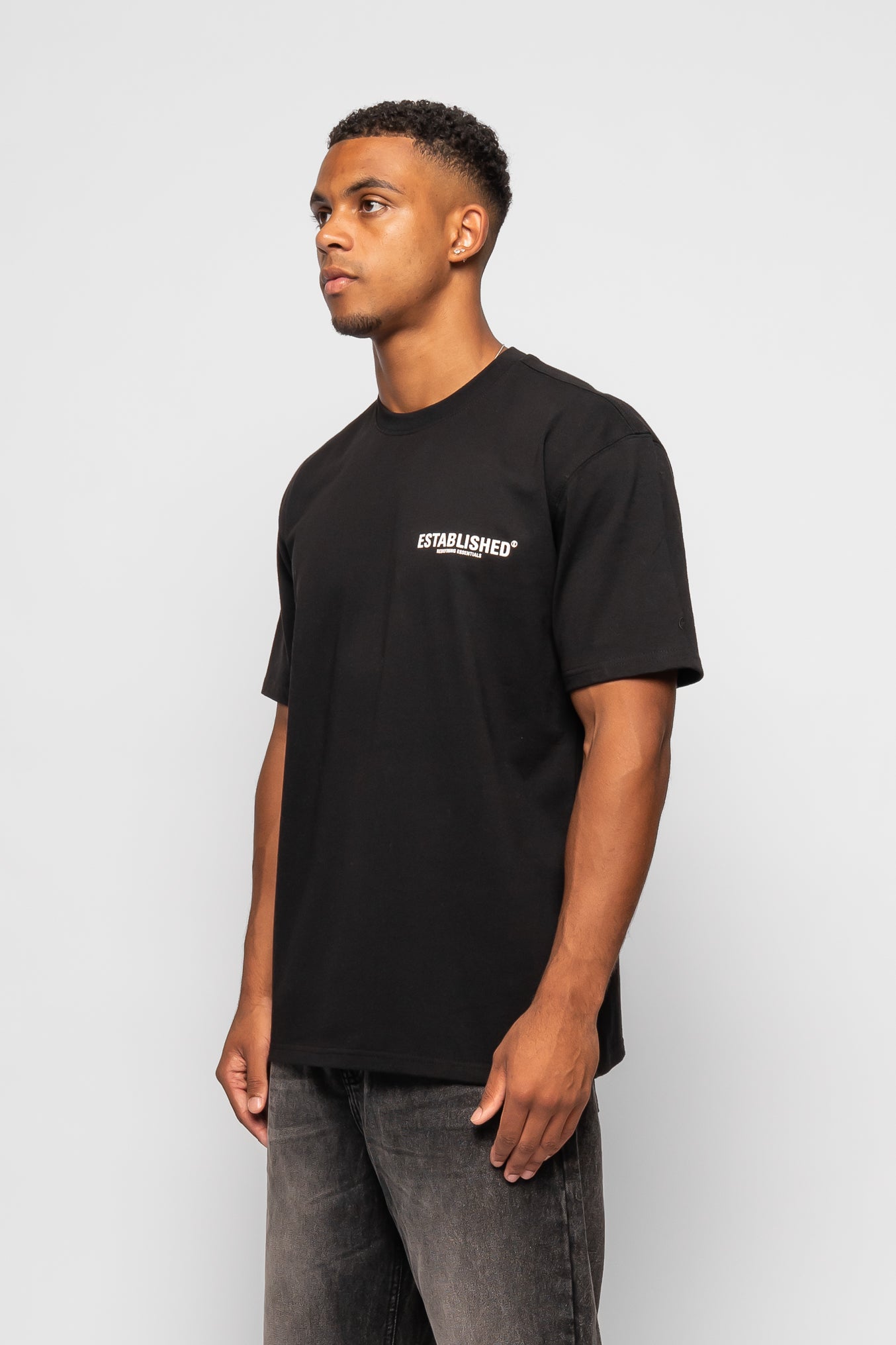 ESTABLISHED STUDIO LOGO T-SHIRT BLACK