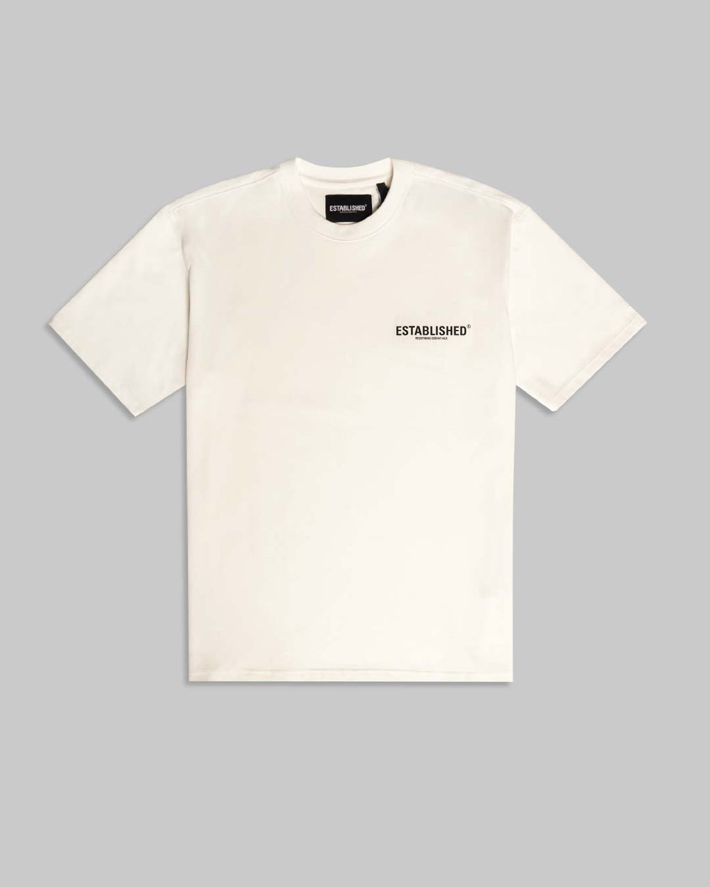 ESTABLISHED STUDIO LOGO T-SHIRT SNOW WHITE