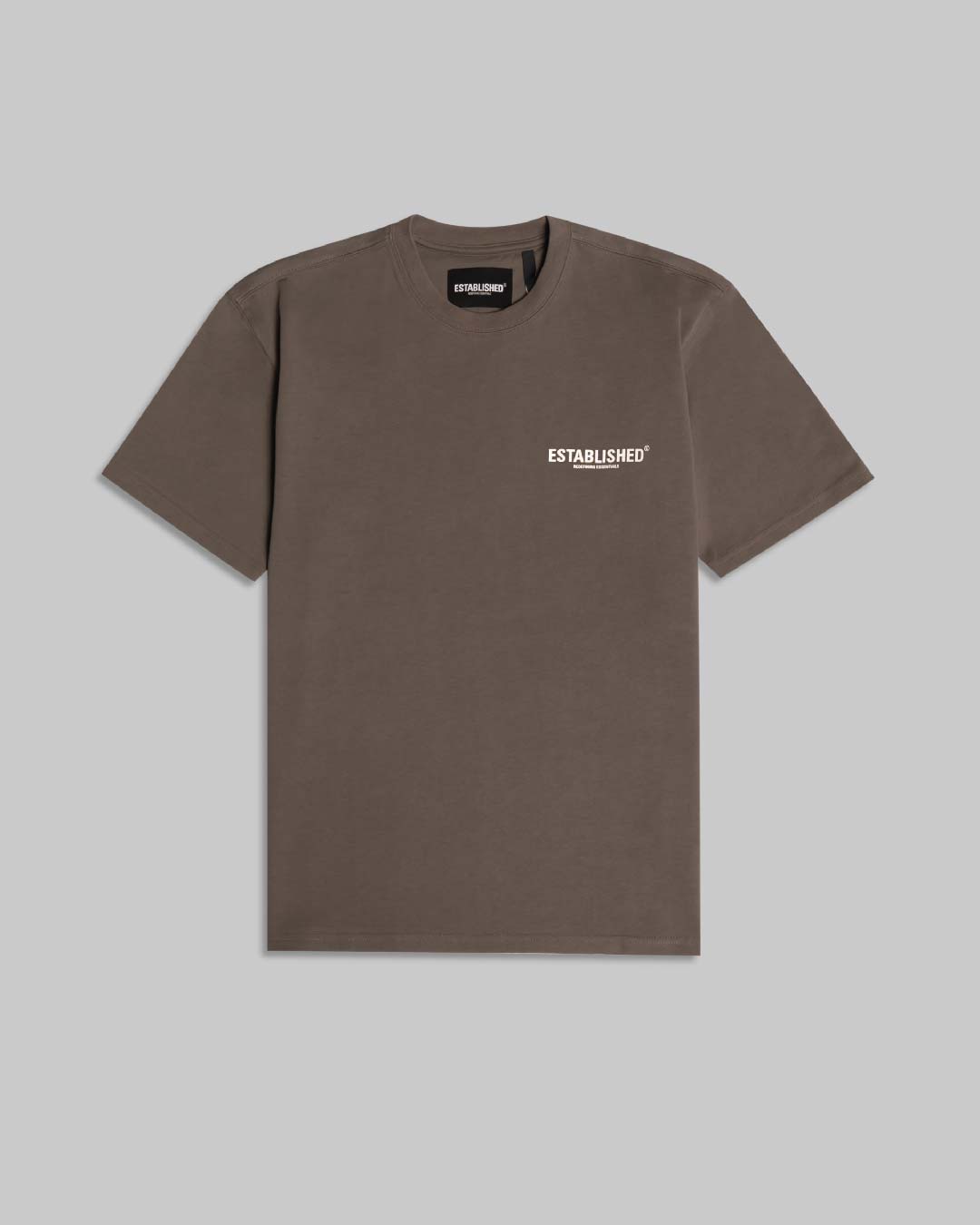 ESTABLISHED STUDIO LOGO T-SHIRT GREY