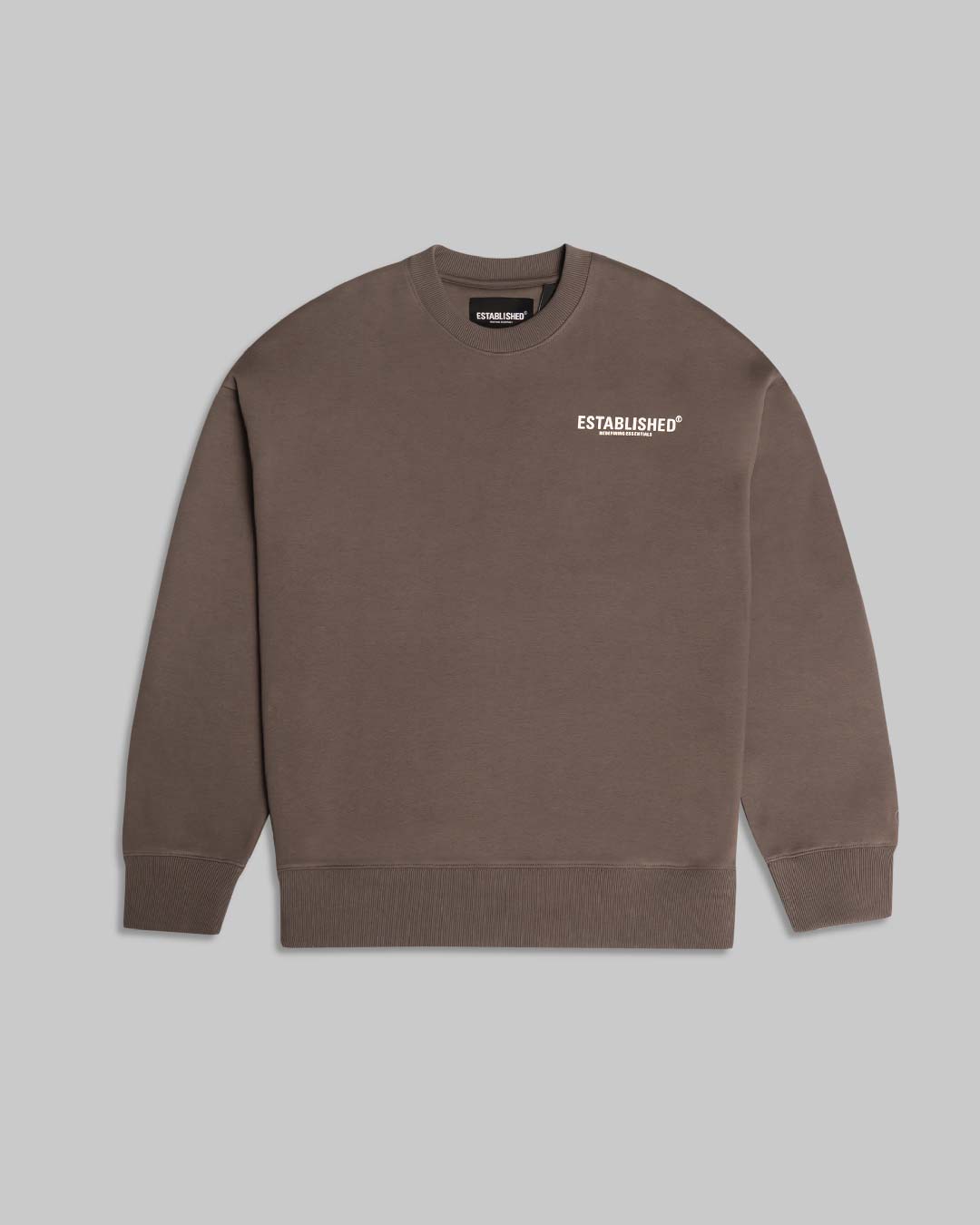 ESTABLISHED STUDIO LOGO SWEATSHIRT GREY