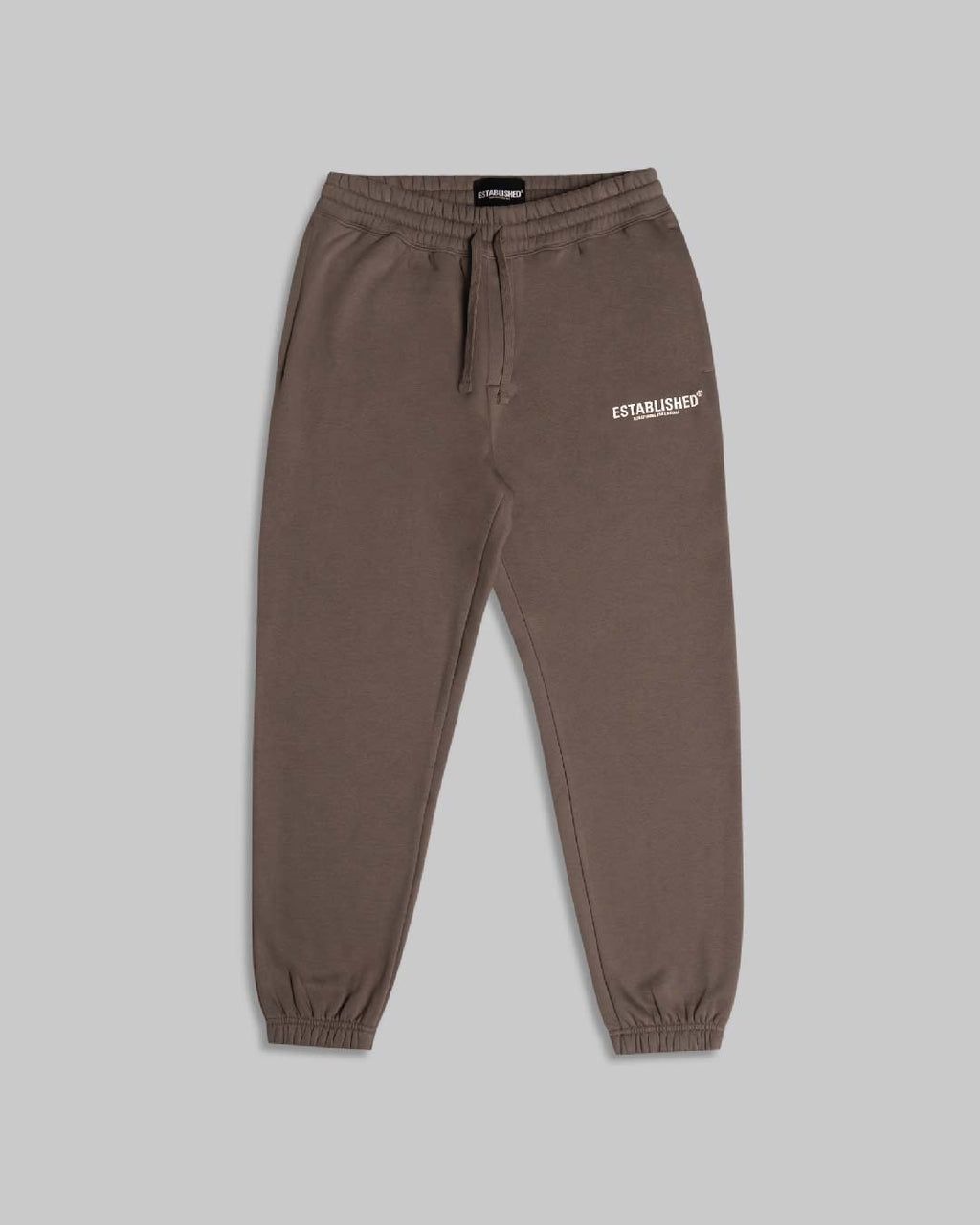 ESTABLISHED STUDIO LOGO CUFFED JOGGER GREY