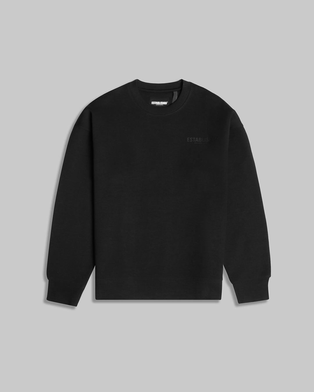 ESTABLISHED STUDIO LOGO SWEATSHIRT BLACK