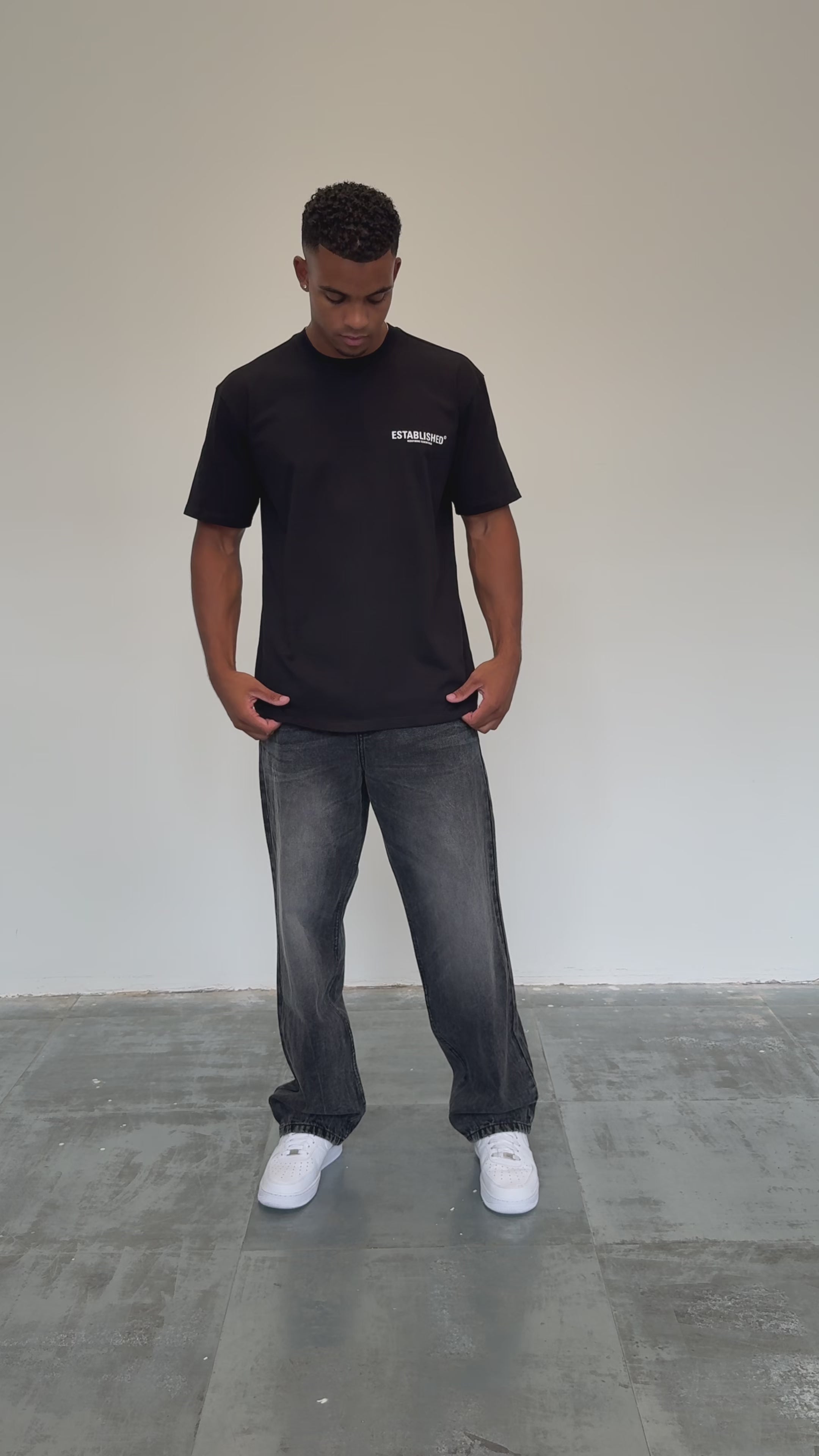 ESTABLISHED STUDIO LOGO T-SHIRT BLACK